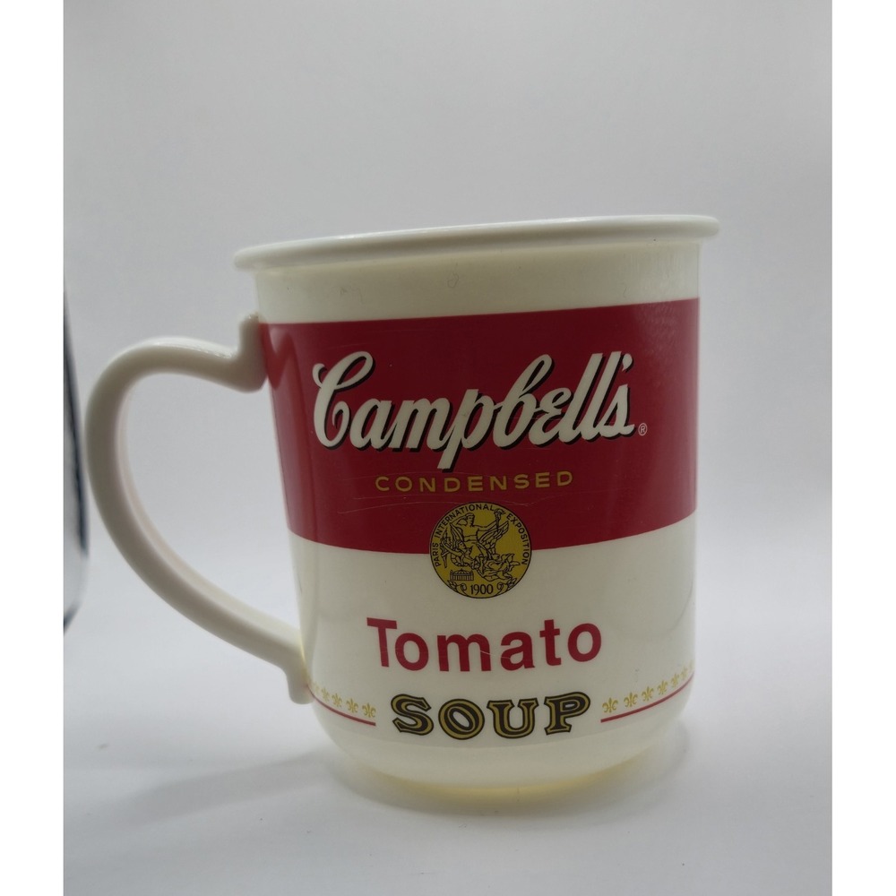 Campbell's Tomato Soup Mug Cup 125 Anniversary Collection White Red SET OF 2